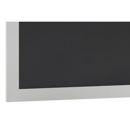 BLNK Canterbury Wall Mount Magnetic Chalkboard Sign with Eraser - White, 24"W x 36"H