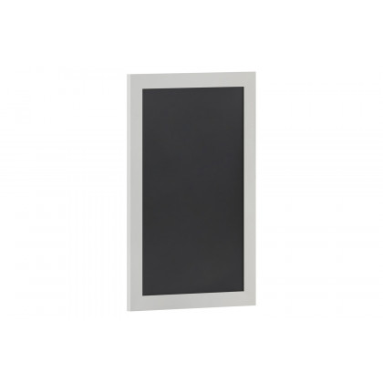 BLNK Canterbury Wall Mount Magnetic Chalkboard Sign with Eraser - White, 20"W x 30"H