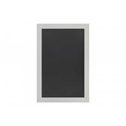 BLNK Canterbury Wall Mount Magnetic Chalkboard Sign with Eraser - White, 20"W x 30"H