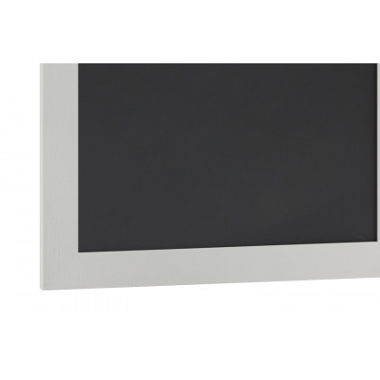 BLNK Canterbury Wall Mount Magnetic Chalkboard Sign with Eraser - White, 20"W x 30"H