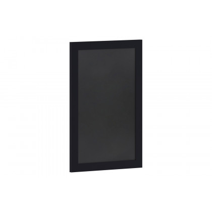 BLNK Canterbury Wall Mount Magnetic Chalkboard Sign with Eraser - Black, 20"W x 30"H