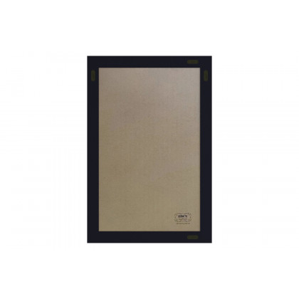 BLNK Canterbury Wall Mount Magnetic Chalkboard Sign with Eraser - Black, 20"W x 30"H
