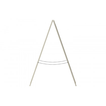 BLNK Canterbury Vintage Wooden A-Frame Magnetic Indoor-Outdoor Chalkboard Sign - White