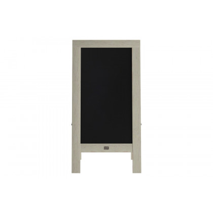 BLNK Canterbury Vintage Wooden A-Frame Magnetic Indoor-Outdoor Chalkboard Sign - White