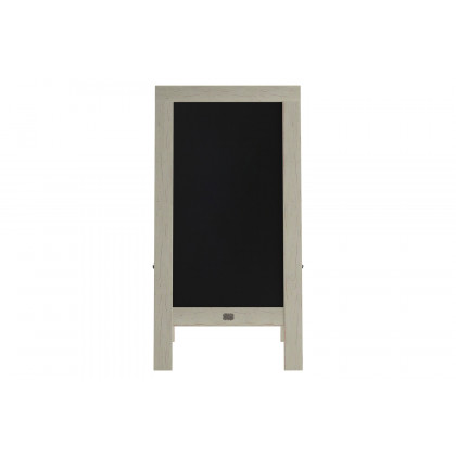 BLNK Canterbury Vintage Wooden A-Frame Magnetic Indoor-Outdoor Chalkboard Sign - White