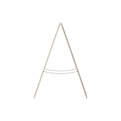 BLNK Canterbury Wooden Indoor-Outdoor A-Frame Magnetic Chalkboard Sign Set with 8 Chalk Markers - Weathered