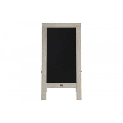 BLNK Canterbury Wooden Indoor-Outdoor A-Frame Magnetic Chalkboard Sign Set with 8 Chalk Markers - Weathered