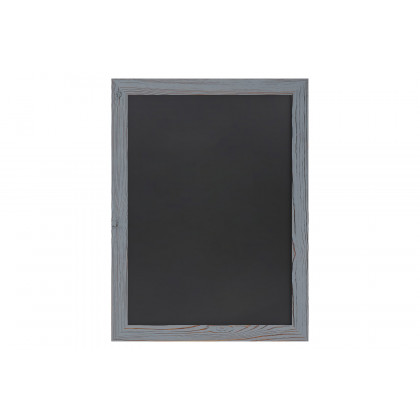 BLNK Canterbury Wall Mount Magnetic Chalkboard Sign with Eraser - Rustic Gray, 18"W x 24"H