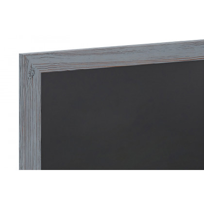 BLNK Canterbury Wall Mount Magnetic Chalkboard Sign with Eraser - Rustic Gray, 18"W x 24"H
