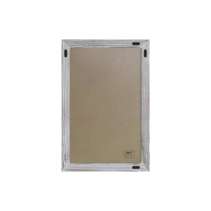 BLNK Canterbury Wall Mount Magnetic Chalkboard Sign with Eraser - Whitewashed, 20"W x 30"H