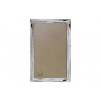 BLNK Canterbury Wall Mount Magnetic Chalkboard Sign with Eraser - Whitewashed, 11"W x 17"H