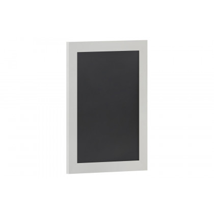 BLNK Canterbury Wall Mount Magnetic Chalkboard Sign with Eraser - White, 18"W x 24"H