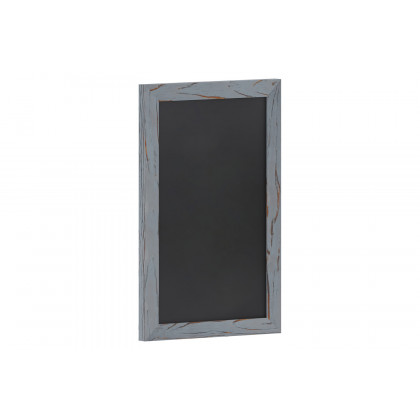 BLNK Canterbury Wall Mount Magnetic Chalkboard Sign with Eraser - Rustic Gray, 11"W x 17"H