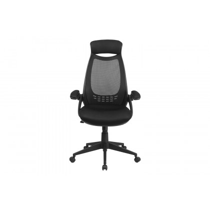 BLNK - Ivan High-Back Mesh Executive Swivel Office Chair with Flip-Up Arms
