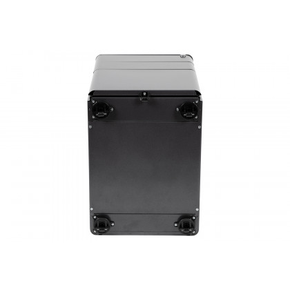 BLNK Warner 3-Drawer Mobile Locking Filing Cabinet with Anti-Tilt Mechanism and Letter-Legal Drawer - Black