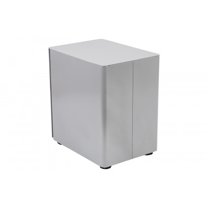BLNK Warner 3-Drawer Mobile Locking Filing Cabinet with Anti-Tilt Mechanism and Letter-Legal Drawer - Gray