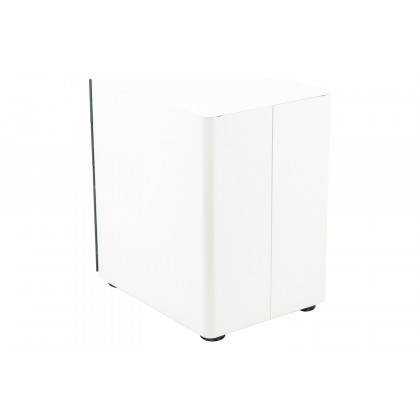 BLNK Warner 3-Drawer Mobile Locking Filing Cabinet with Anti-Tilt Mechanism and Letter-Legal Drawer - White/Charcoal
