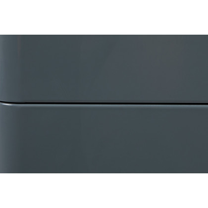 BLNK Warner 3-Drawer Mobile Locking Filing Cabinet with Anti-Tilt Mechanism and Letter-Legal Drawer - White/Charcoal