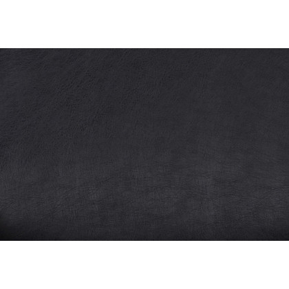 BLNK Langston Commercial LeatherSoft Upholstered Mid Century Modern Arm Chair with Walnut Finished Wooden Frame and Arms - Black
