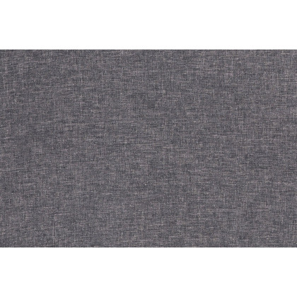 BLNK Hudson Mid-Century Modern Loveseat Sofa with Tufted Faux Linen Upholstery and Solid Wood Legs - Slate Gray