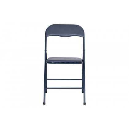 BLNK Madison Folding Card Table and Chair Set 5 Piece - Navy