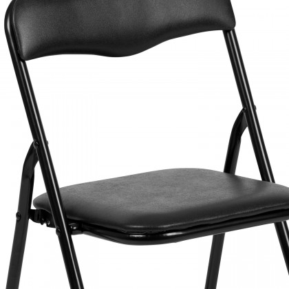 BLNK Mindy Kids Folding Table and Chair Set 3 Piece - Black