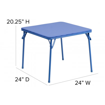 BLNK Mindy Kids Folding Table and Chair Set 3 Piece - Colorful