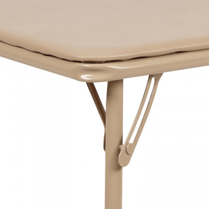 BLNK Mindy Kids Folding Table and Chair Set 3 Piece - Tan