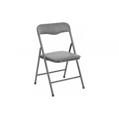 BLNK Mindy Kids Folding Table and Chair Set 5 Piece - Gray