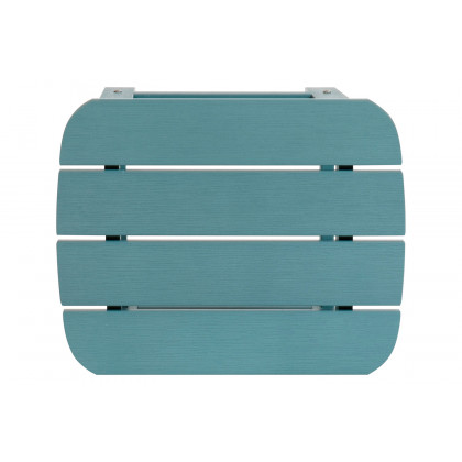 BLNK Winston All-Weather Poly Resin Rocking Chairs with Accent Side Table Set of 2 - Teal