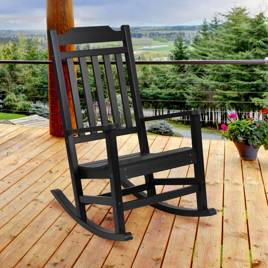 BLNK - Winston Poly Resin All-Weather Rocking Chair