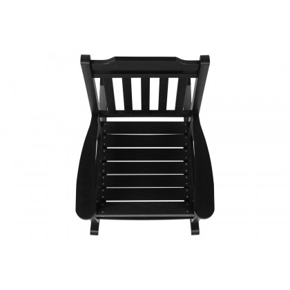 BLNK Winston Poly Resin All-Weather Rocking Chair - Black