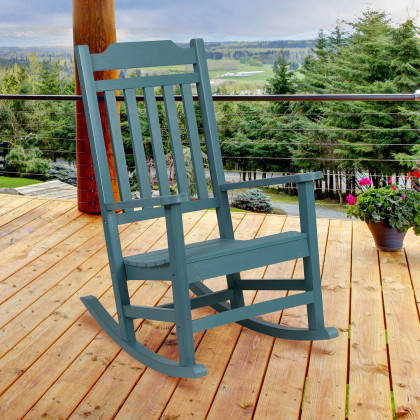BLNK - Winston Poly Resin All-Weather Rocking Chair