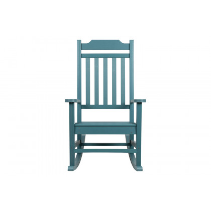 BLNK Winston Poly Resin All-Weather Rocking Chair - Teal