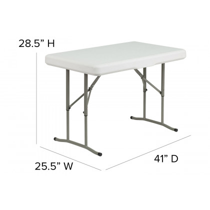 BLNK Knox Pop Up Event Canopy Tent with Carry Bag and Folding Bench Set - White