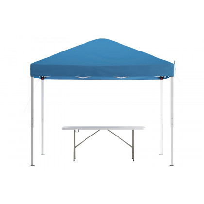BLNK Otis Tailgate Tent Set with Carry Bag - Blue, 10'W x 10'L