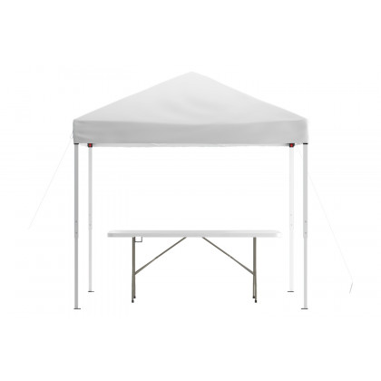 BLNK Otis Tailgate Tent Set with Carry Bag - White, 8'W x 8'L