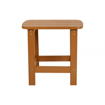BLNK - Charlestown Commercial All-Weather Indoor-Outdoor Poly Resin Wood Adirondack Side Table