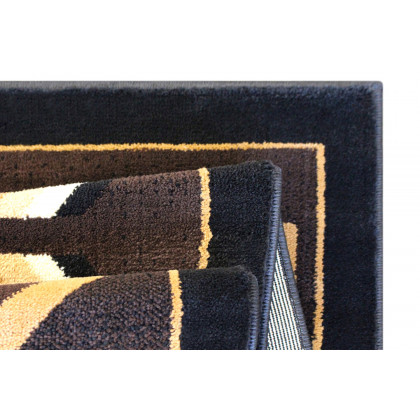 BLNK Amado Collection Southwestern Style Olefin Accent Area Rug with Jute Backing - Brown, 6'W x 9'L