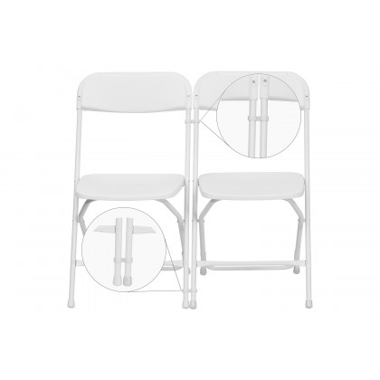 BLNK Plastic Lowe Ganging Clips Set of 2 - White