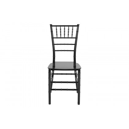 BLNK HERCULES Series Resin Stacking Chiavari Chair - Black