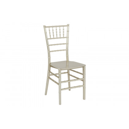 BLNK HERCULES Series Resin Stacking Chiavari Chair - Champagne