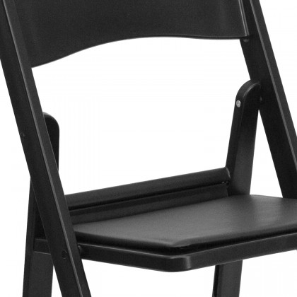 BLNK Hercules Resin Folding Chair - Black