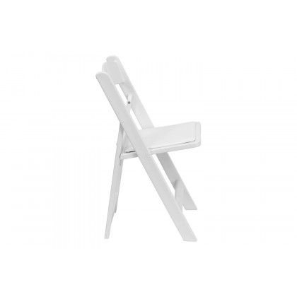 BLNK Hercules Resin Folding Chair - White