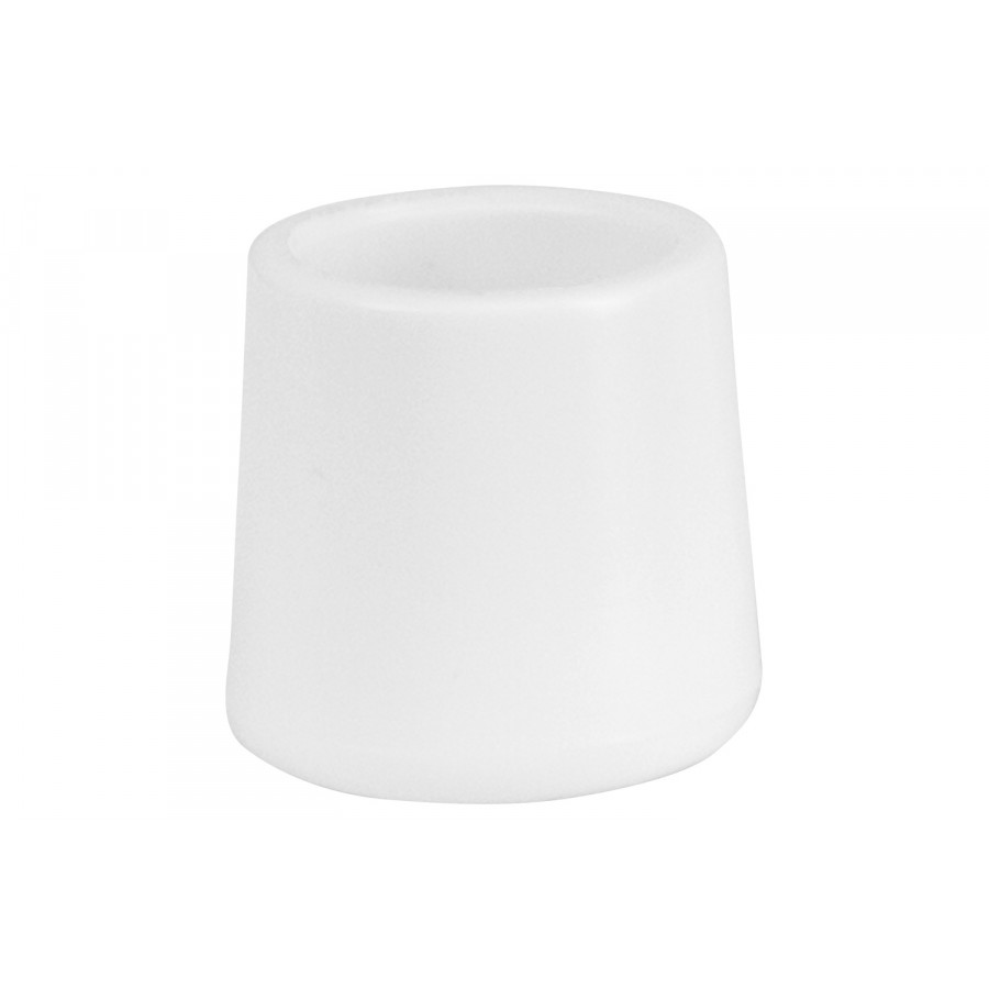 BLNK Chance Replacement Foot Cap for Plastic Folding Chairs - White