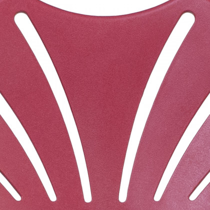 BLNK HERCULES Series Plastic Fan Back Folding Chair - Burgundy
