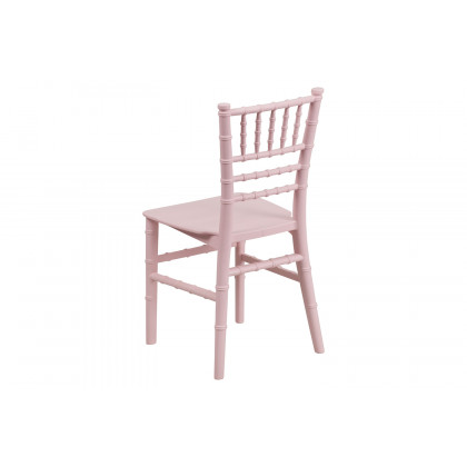 BLNK HERCULES Child’s Resin Party and Event Chiavari Chair - Pink
