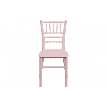 BLNK HERCULES Child’s Resin Party and Event Chiavari Chair - Pink