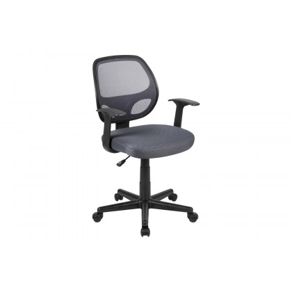 BLNK - Flash Fundamentals Mid-Back Mesh Swivel Ergonomic Task Office Chair with Arms