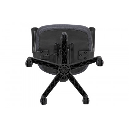 BLNK Flash Fundamentals Mid-Back Mesh Swivel Ergonomic Task Office Chair with Arms - Gray